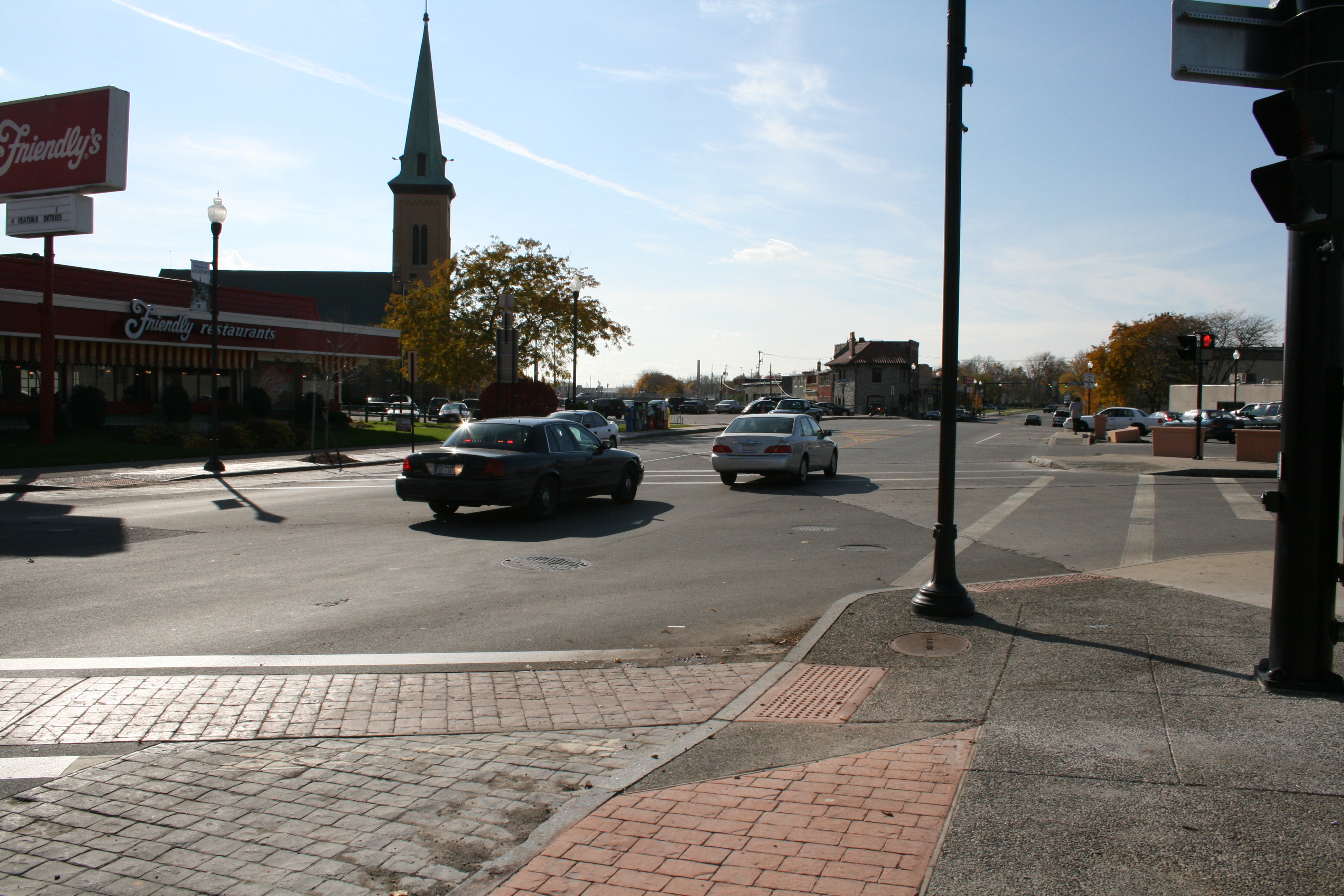 Erie Canal Locks and Downtown Lockport NY